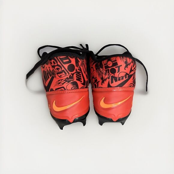 Size 11- Nike Alpha Menace 4 Pro  Red Black Football Cleats | FQ3984-600 main image 6